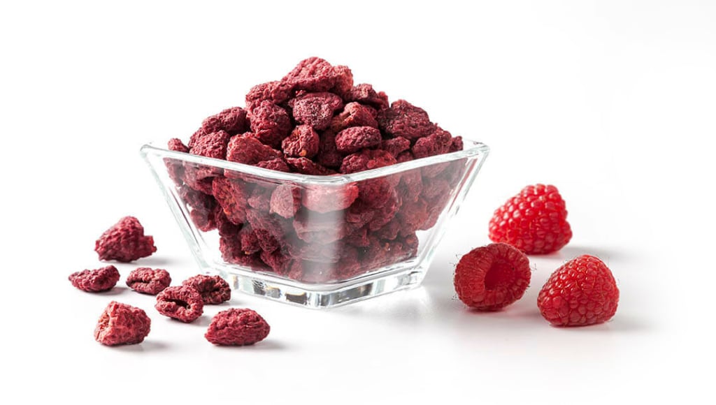 MicroDried® Raspberry and Organic Raspberry Whole, Fragments, and Powder