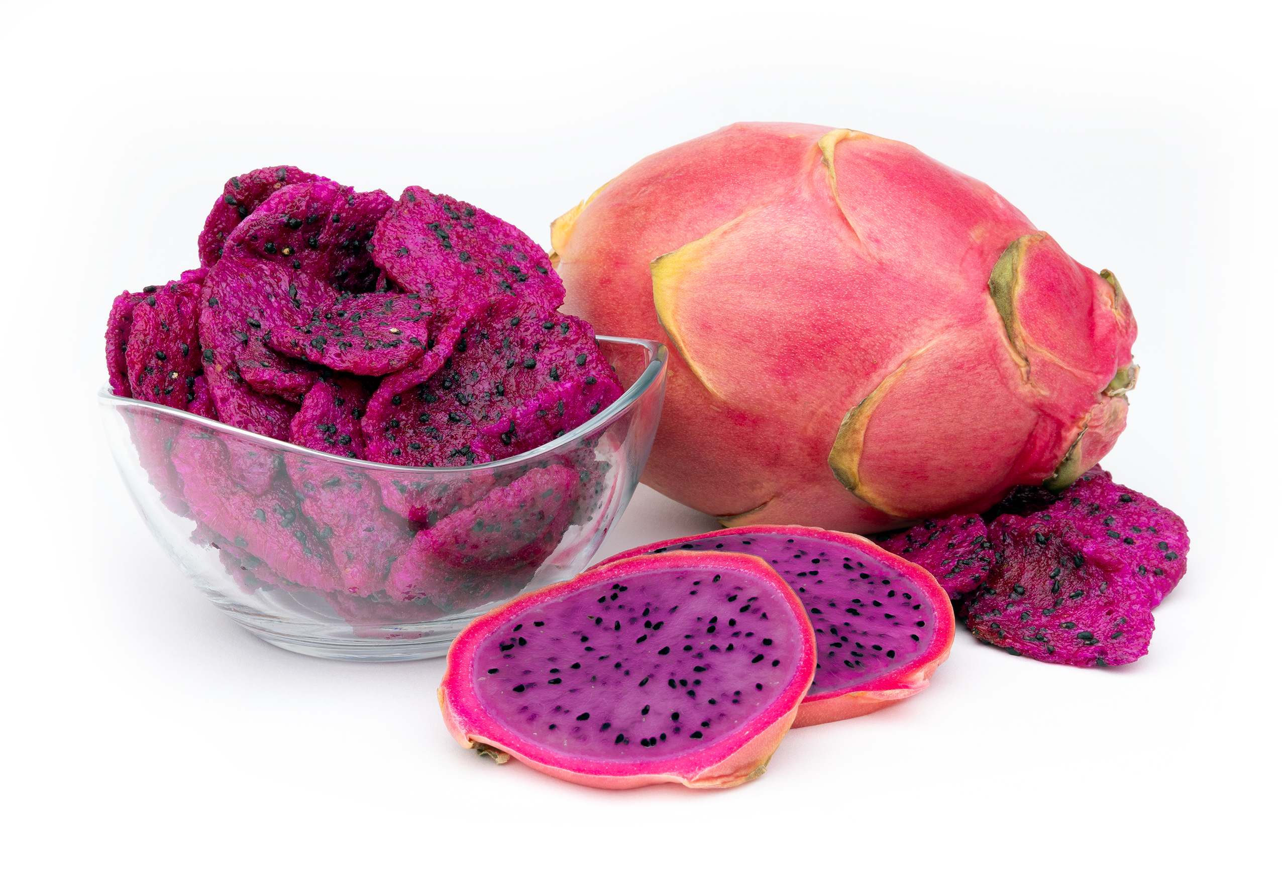 MicroDried® Dragonfruit - Diced, Fragments, Powder, and Slices